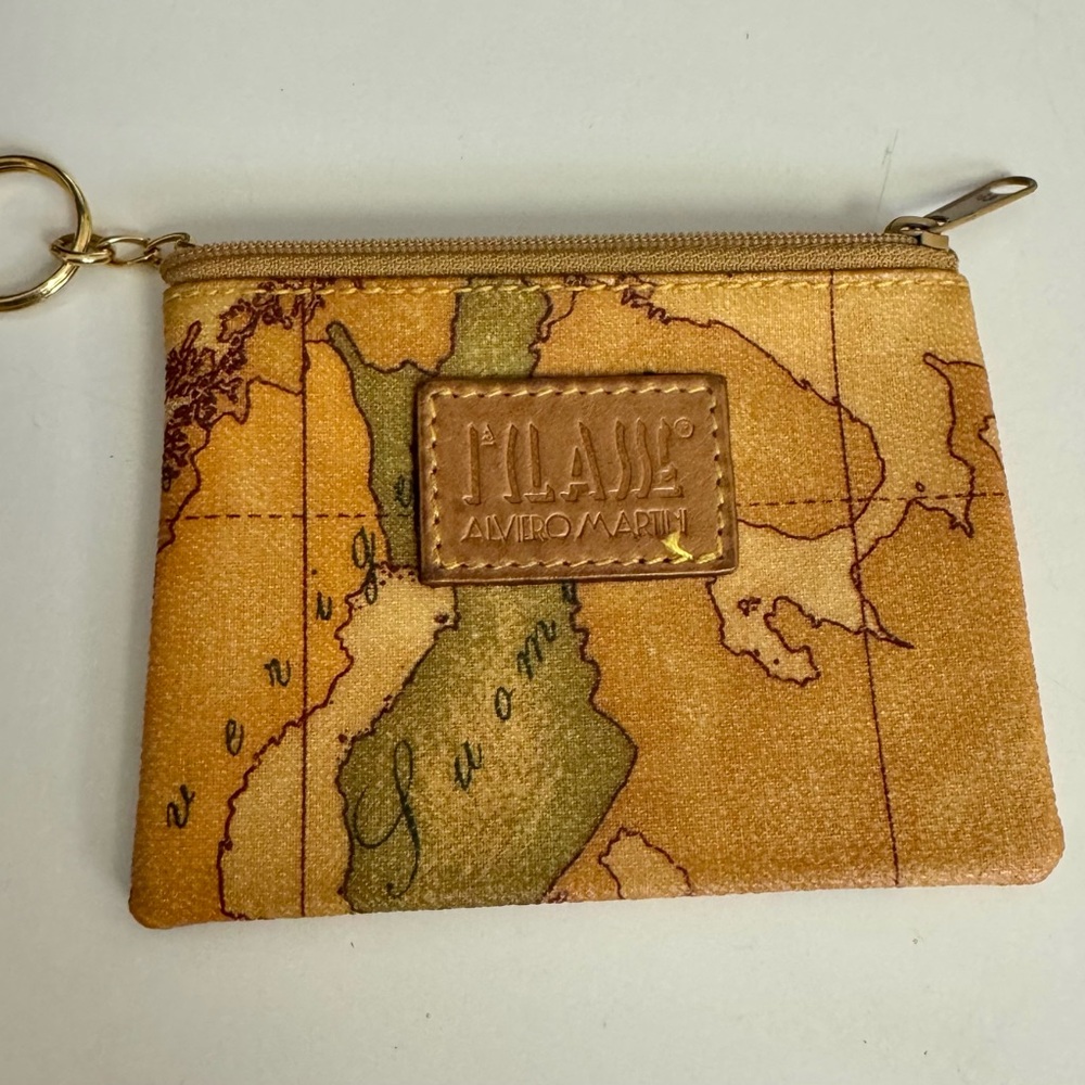Alviero Martini Map Print Coin Pouch